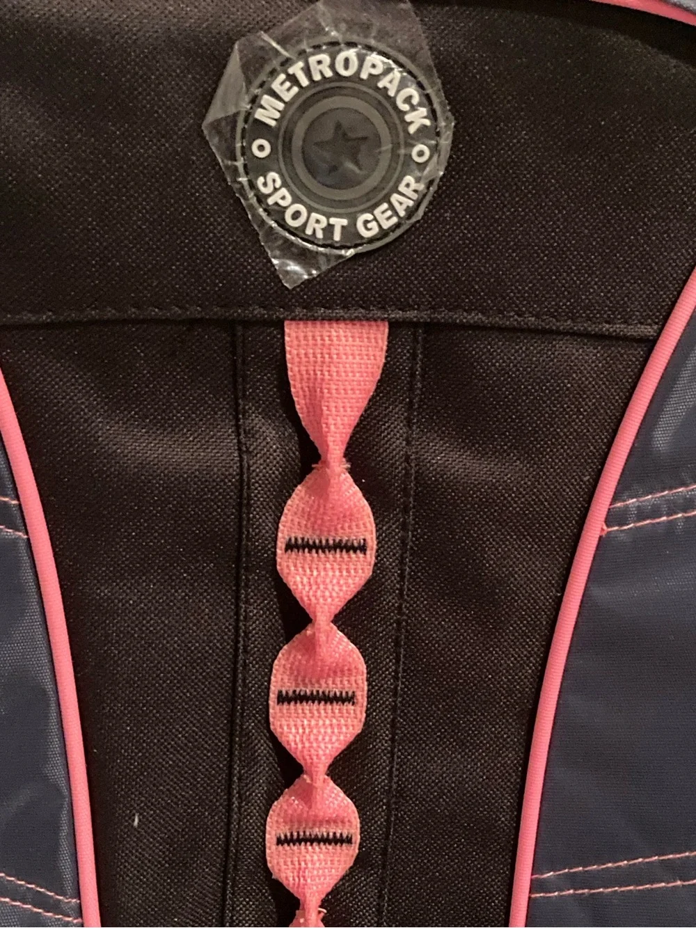 Backpack with Neon Pink Highlights